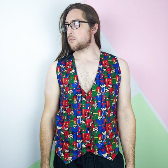 Nutcracker Jackets & Coats Vintage 8s Nutcracker Red Green Blue